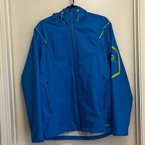 Merrell Men's waterproof Jacket in Blue and Yellow